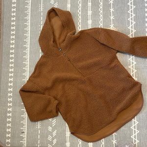 Old Navy Cozy Sherpa Half-Zip Hoodie